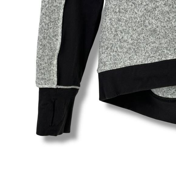 Lululemon Fleet Street Pullover Sweatshirt Heather Gray Soot Est. Sz 6 - Picture 2 of 5